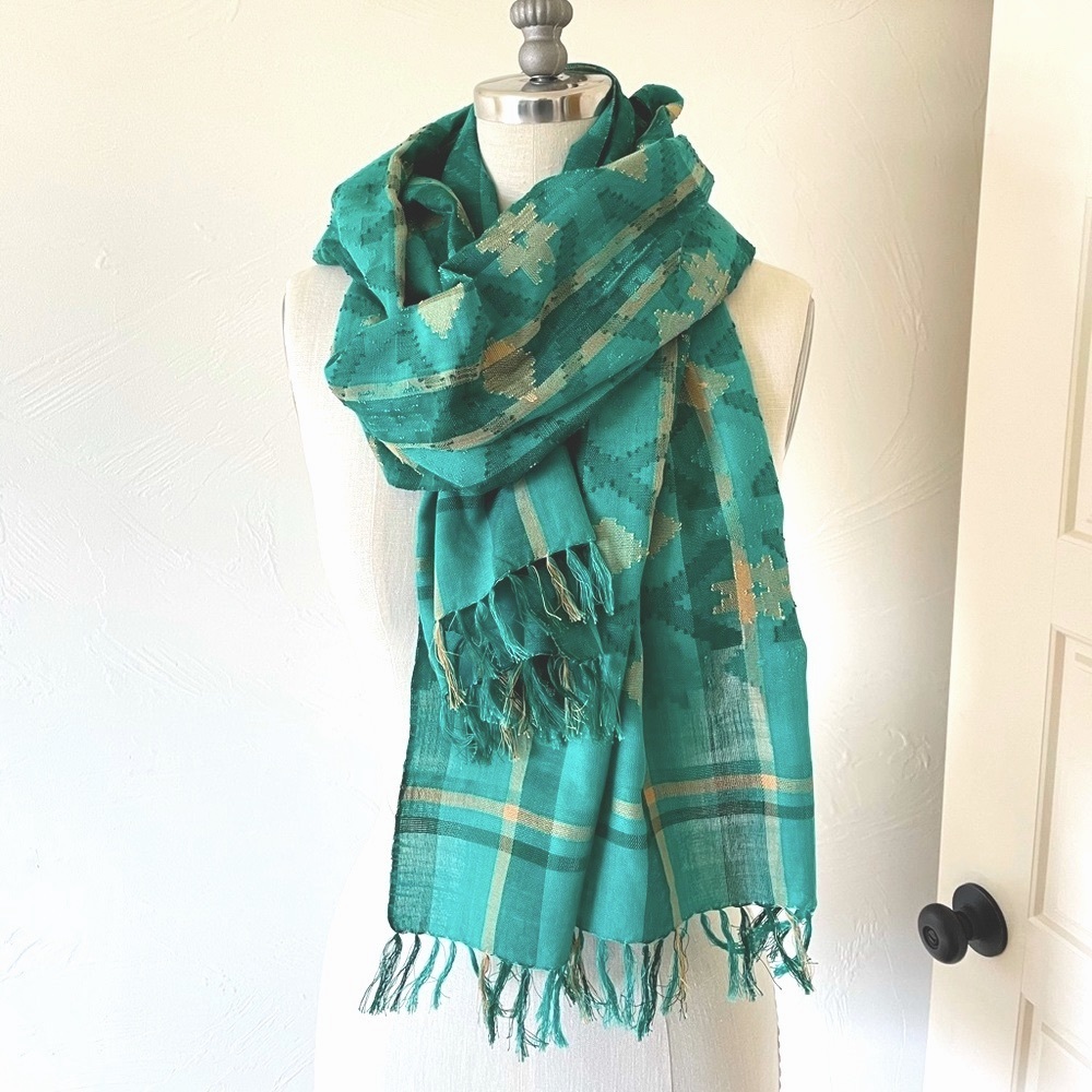 Woven Southwest Design Scarf/ Wrap